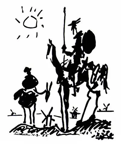 Don Quichotte Pablo Picasso